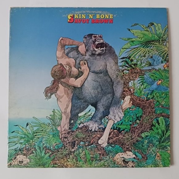 Vintage Savoy Brown Skin 'N' Bone vinyl record, 1976 first pressing, original - Picture 2 of 10